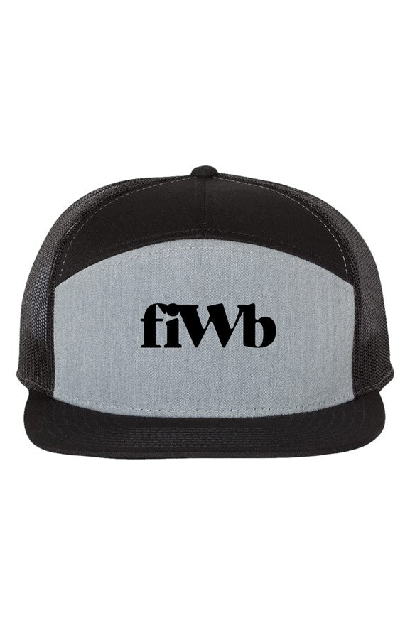Heather Grey Black Cap